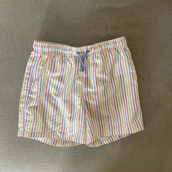 ZARA BOYS MULTISTRIPE SWIM TRUNKS - Picture 1 of 2